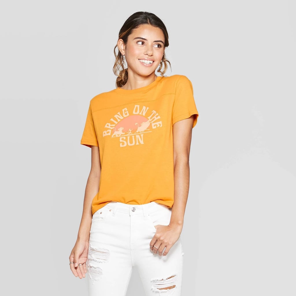 Women's The Lion King Short Sleeve Bring on the Sun Graphic T-Shirt