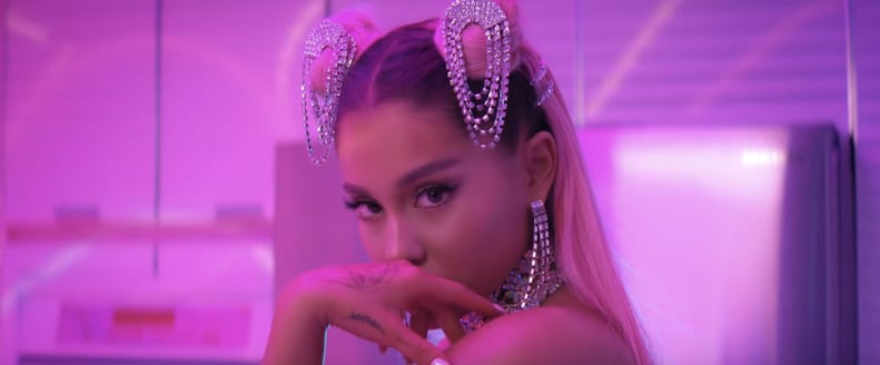 Ariana Grande's Bejeweled Space Buns in "7 Rings"