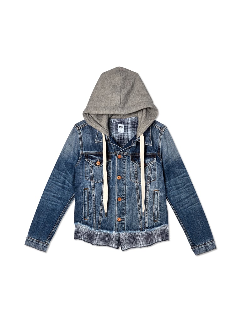 Verishop NSF Clothing Adams Distressed Denim Jacket