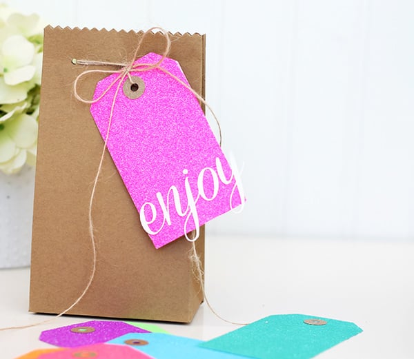 Glitter Gift Tags