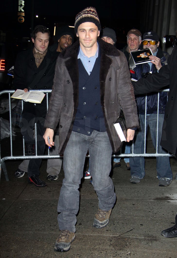 Pictures of James Franco at the Daily Show After Oscar Nominations