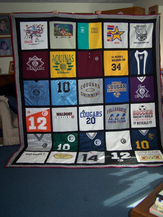 custom t-shirt quilt