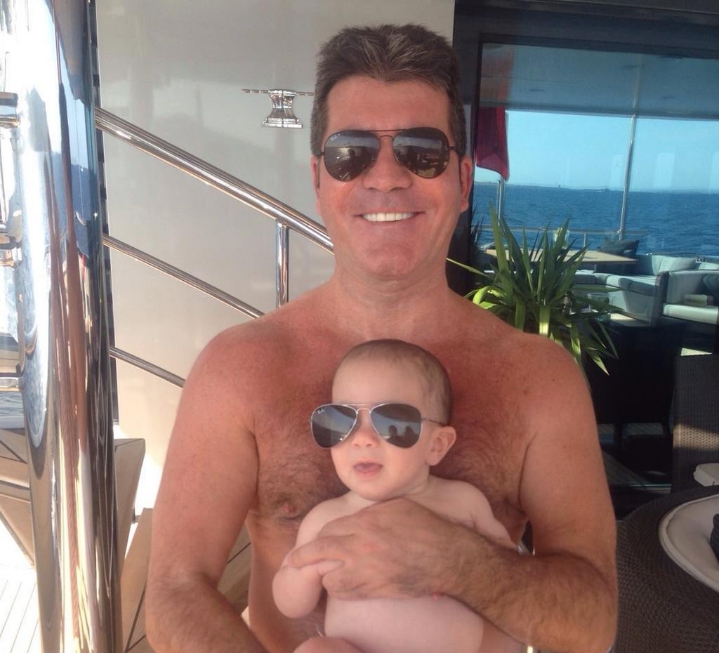 Simon Cowell showed how his son, Eric, was "taking after daddy."

Source: Twitter user simoncowell
