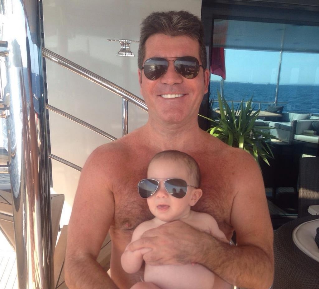 Simon Cowell showed how his son, Eric, was "taking after daddy."
Source: Twitter user simoncowell