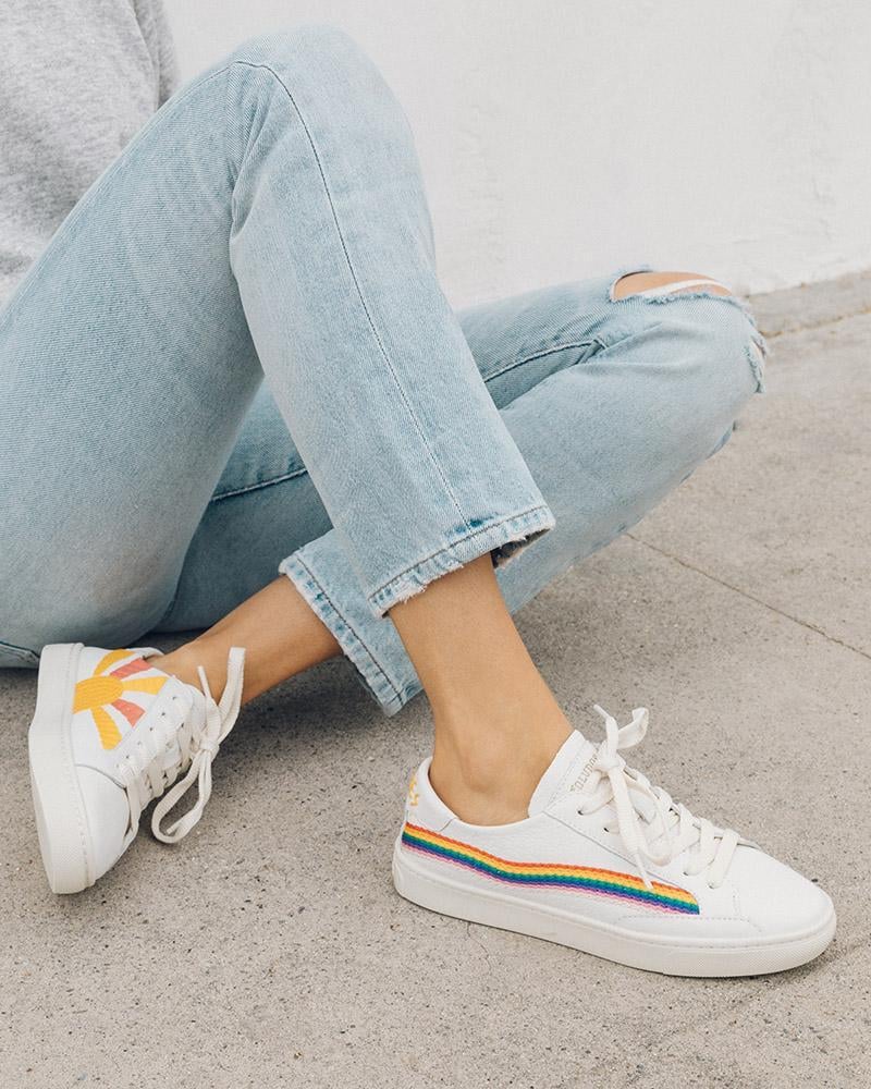 Rainbow Wave Sneakers