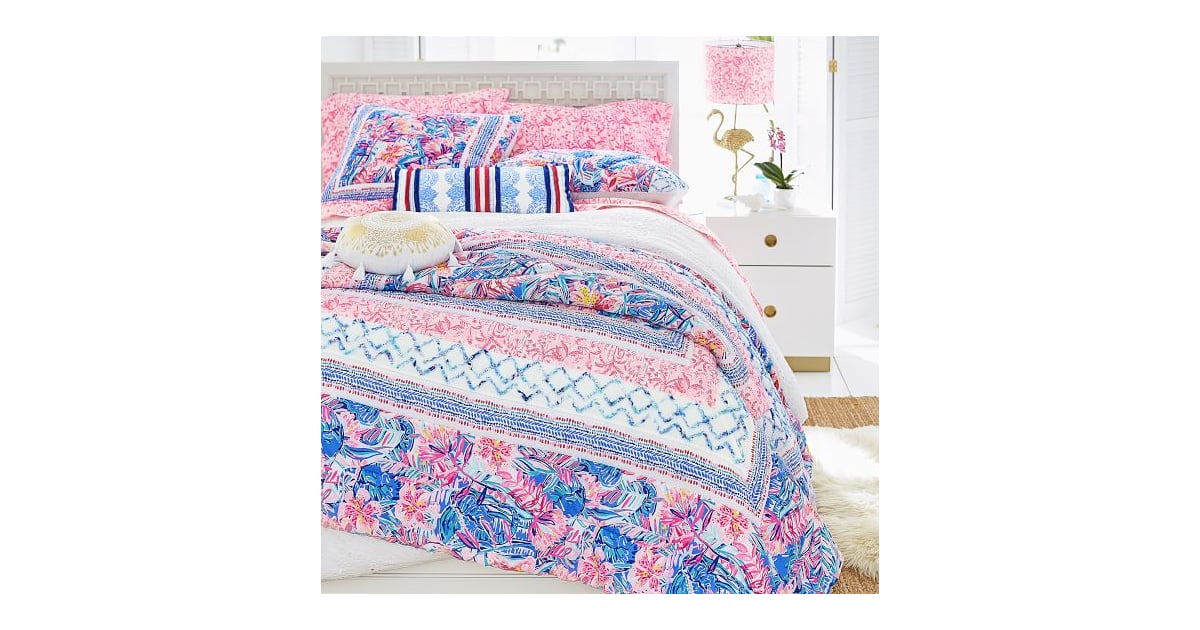 Lilly Pulitzer Slathouse Soiree Patchwork Quilt And Sham Best