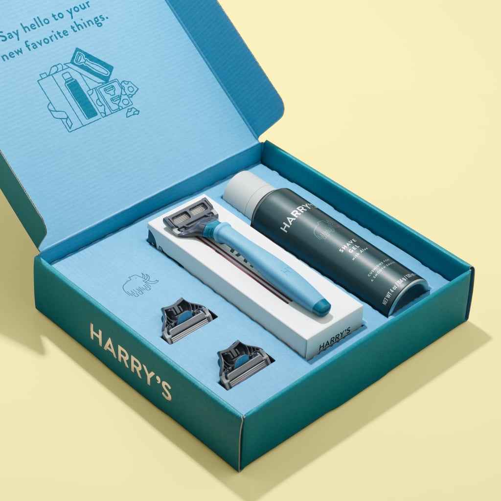 Harry's Holiday Gift Set with Limited-Edition Flurry Blue Razor Handle