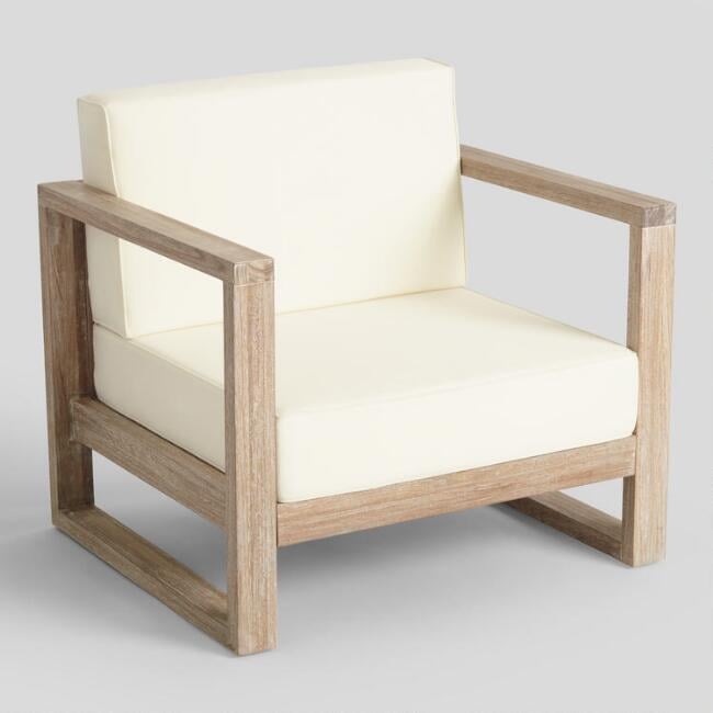 Whitewash Sevilla Outdoor Occasional Armchair