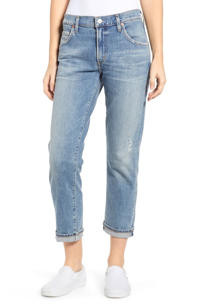 Citizens of Humanity Emerson Crop Slim Fit Boyfriend Jeans