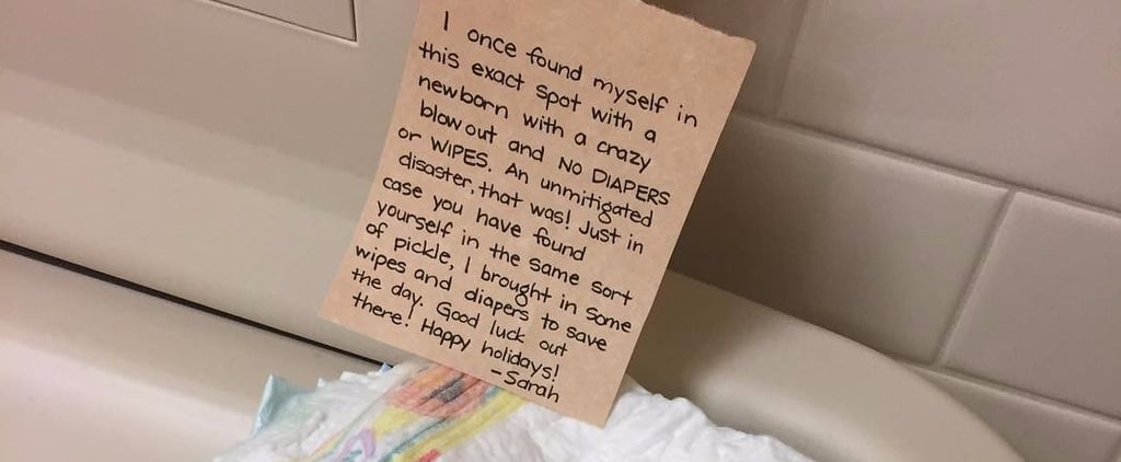 Mom Leaves Clean Diapers For Strangers in HomeGoods Bathroom