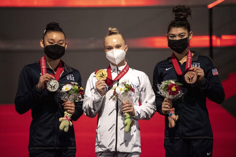 And Congrats to All 3 World Artistic Gymnastics Women's All-Around Medalists For 2021!