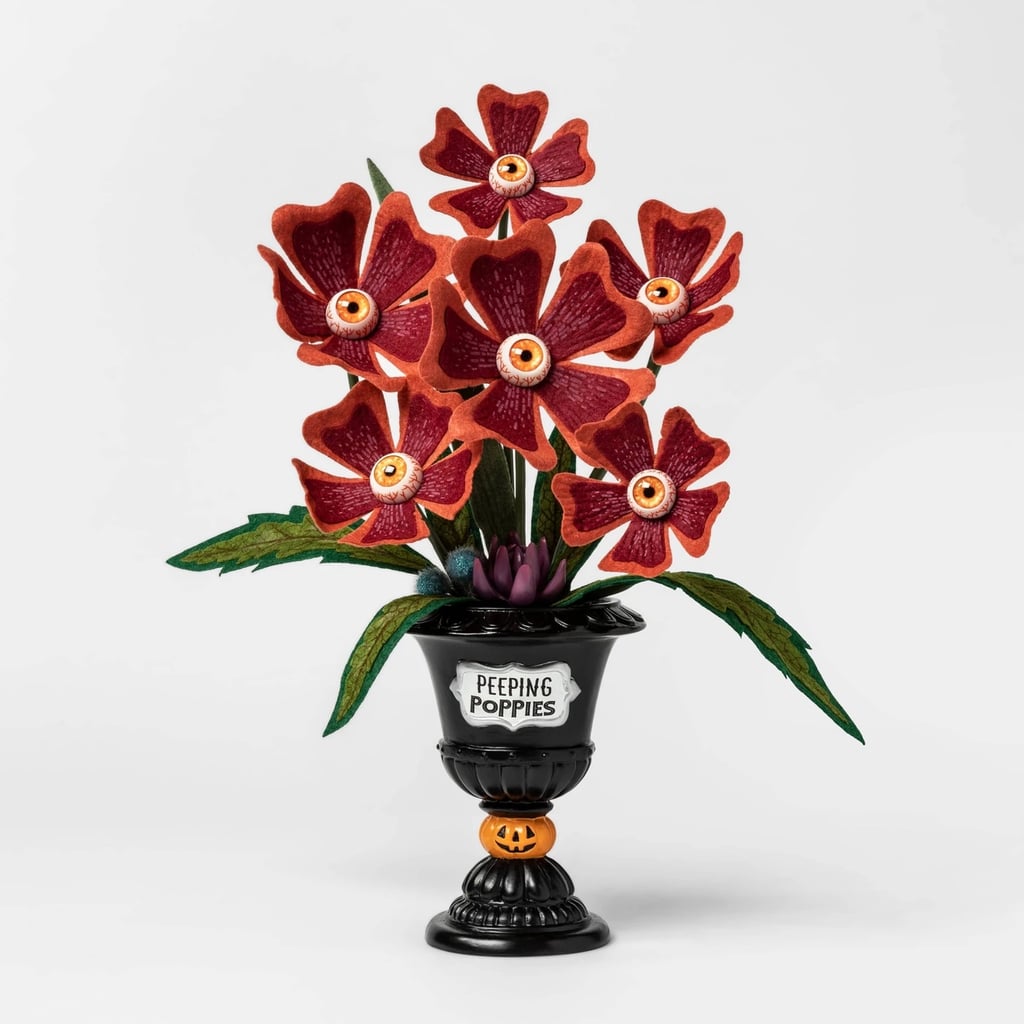 Peeping Poppies Artificial Halloween Plant Halloween Succulents From