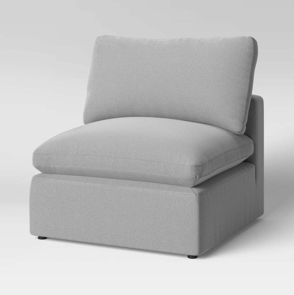 A Modular Comfy Sofa: Project 62 Allandale Armless Sectional Sofa Chair