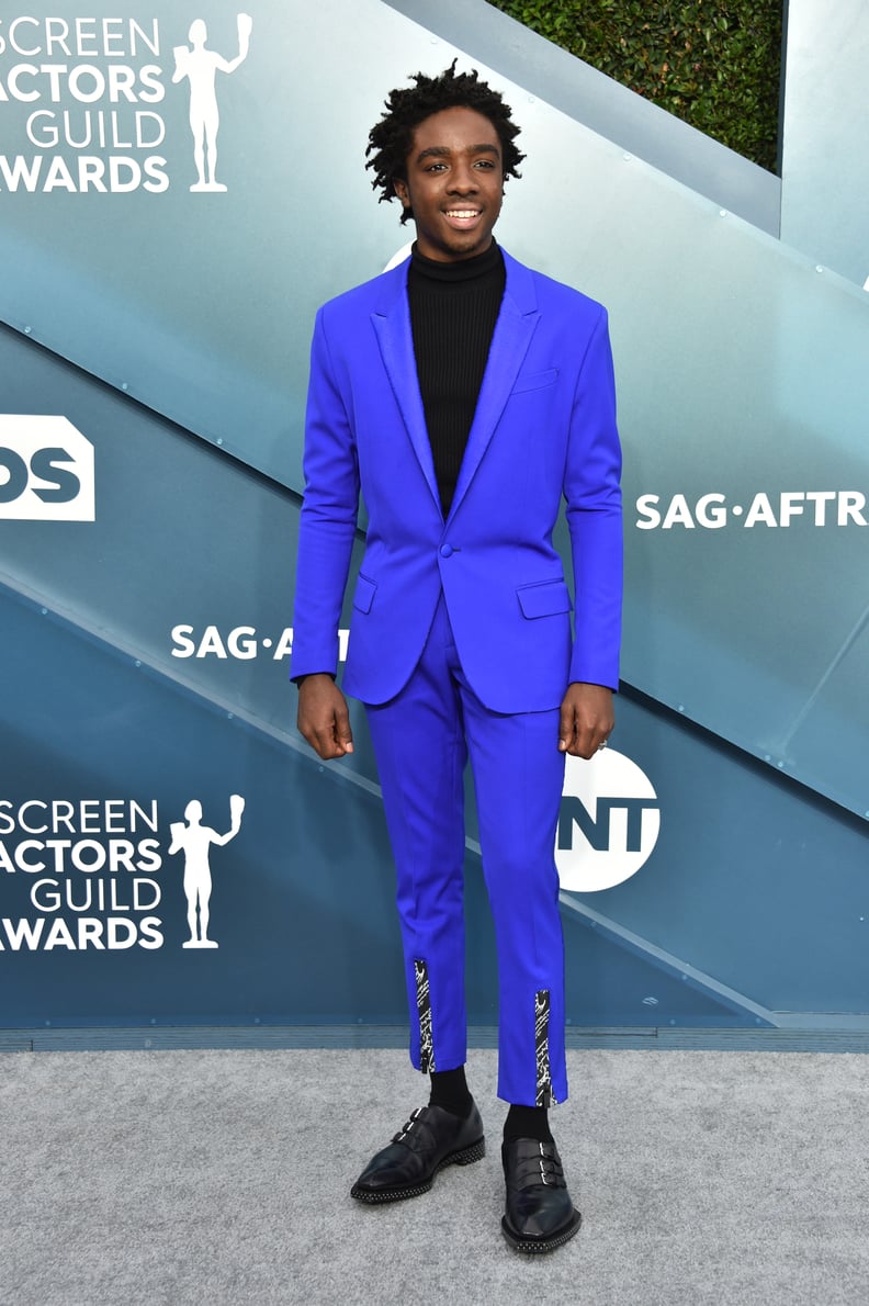 Caleb McLaughlin at the 2020 SAG Awards