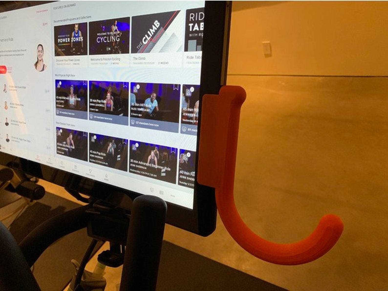 Peloton towel rack best sale
