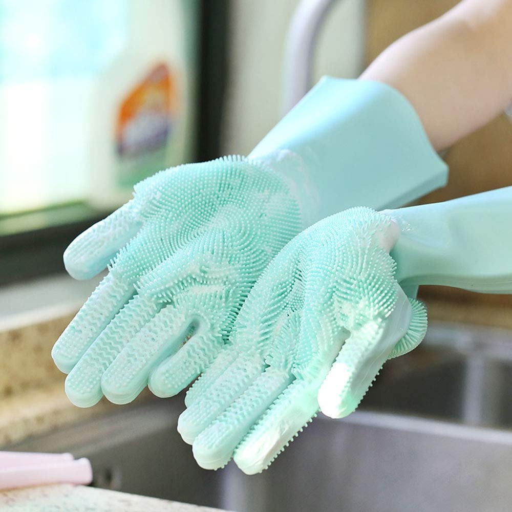 Great Dishwashing Gloves: Hatsutec Magic Silicone Dishwashing Gloves