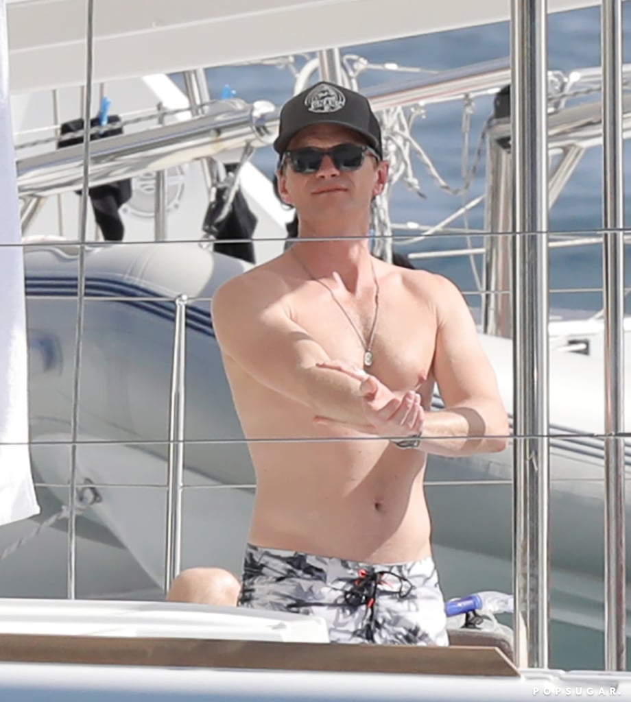 Neil Patrick Harris and David Burtka on a Yacht March 2017