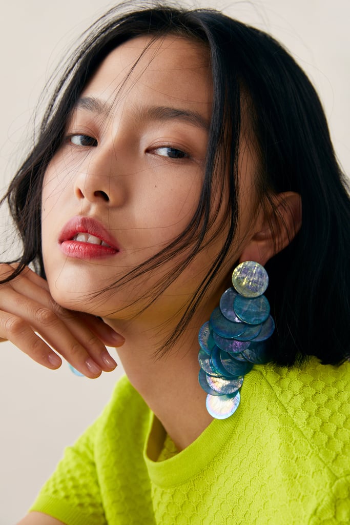 Zara Iridescent Scale Earrings