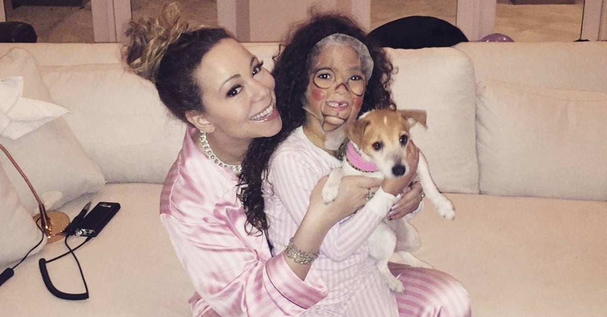 Mariah Carey's Spa Night With Daughter Monroe Pictures 2018 PS Celebrity