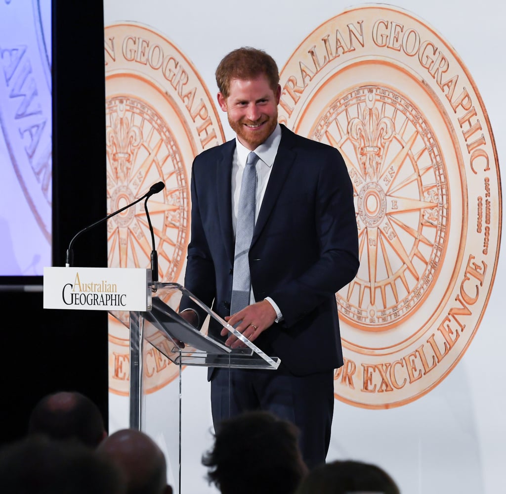 Prince Harry and Meghan Markle at Geographic Society Awards