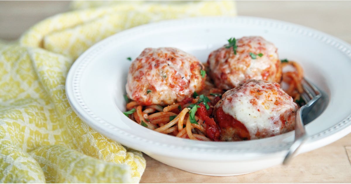 Chicken Parmesan Meatballs Recipe POPSUGAR Food