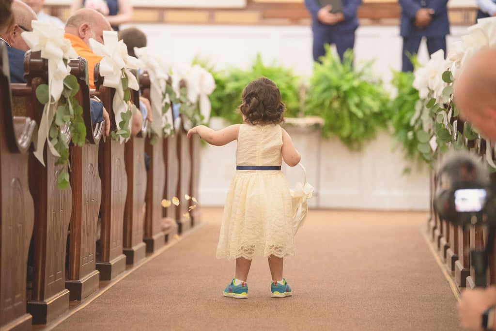 Cancer Survivor Flower Girl at Bone Marrow Donor's Wedding