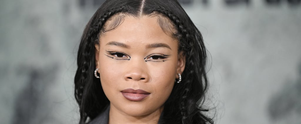 Storm Reid Tries the Fishtail-Eyeliner Trend