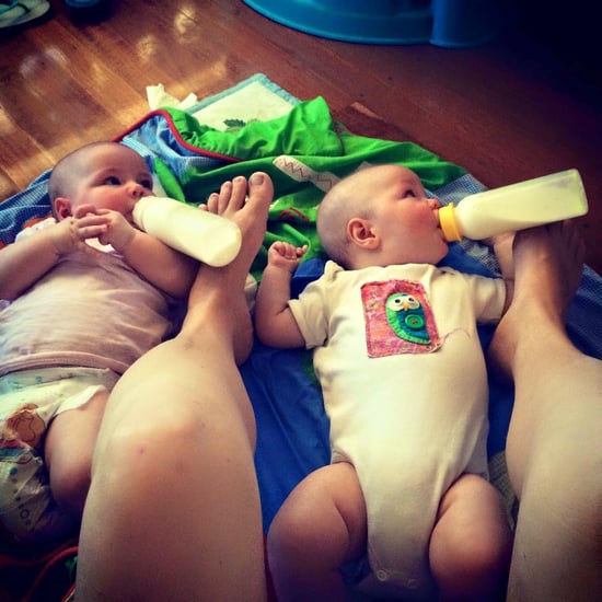 Mom's Viral Multitasking With Twins Photo on Facebook