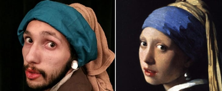 Co-Workers Recreate Art