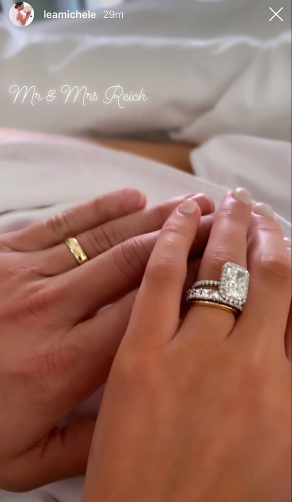 lea michele engagement ring