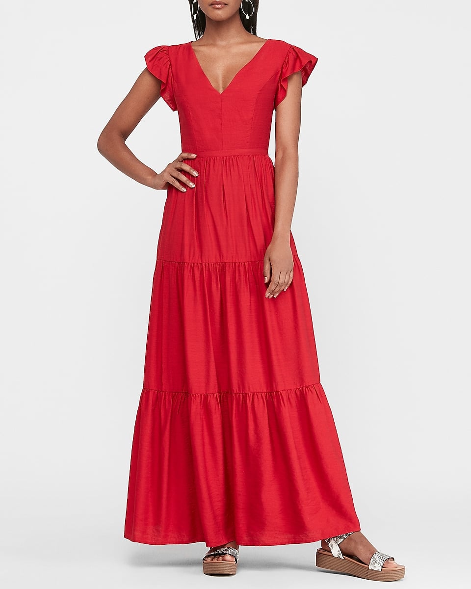 Express Chiffon Maxi Dress