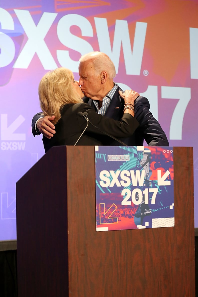 Joe and Jill Biden in 2017