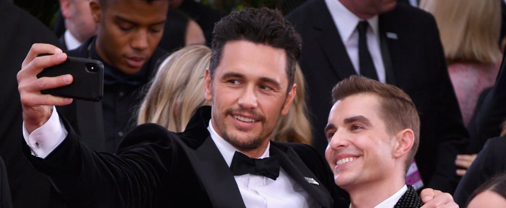 James Franco and Dave Franco at the 2018 Golden Globe Awards