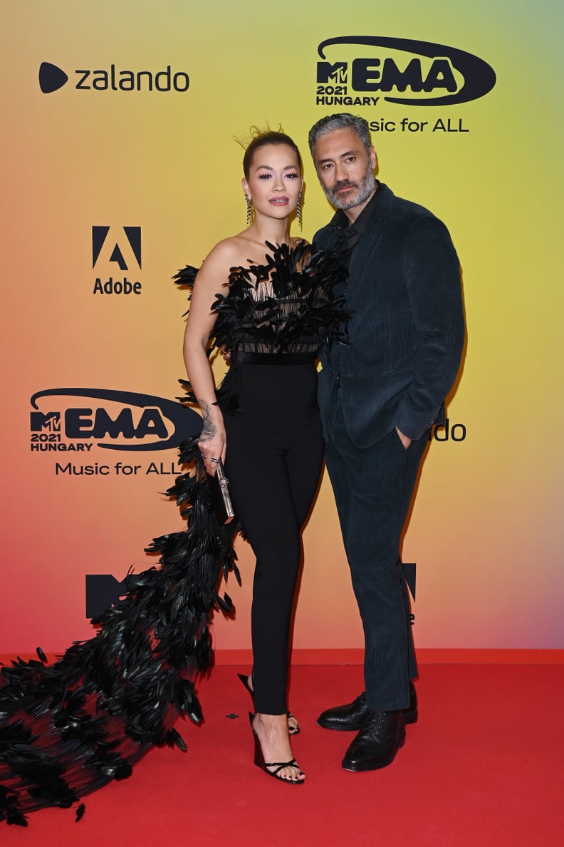 Rita Ora and Taika Waititi at the MTV EMAs 2021