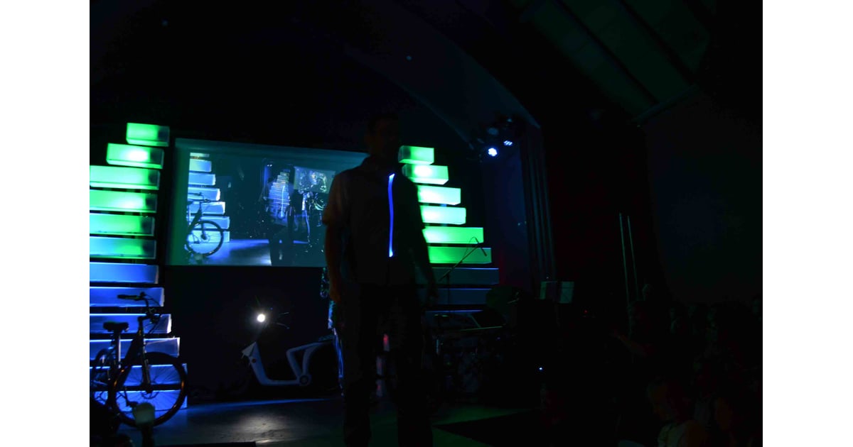 SOVO's electric lightup gear illuminated the stage through the