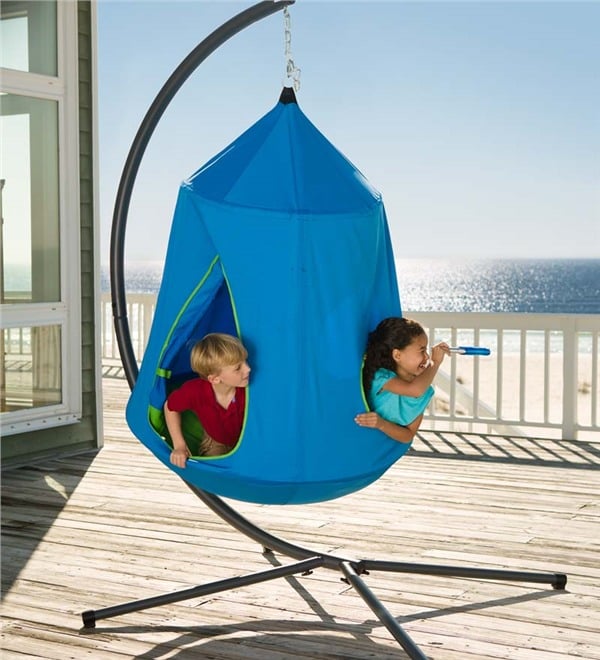 Nylon Canvas HugglePod HangOut with LED Lights