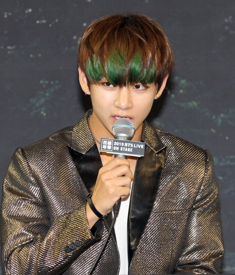 V's Green Bangs in 2015