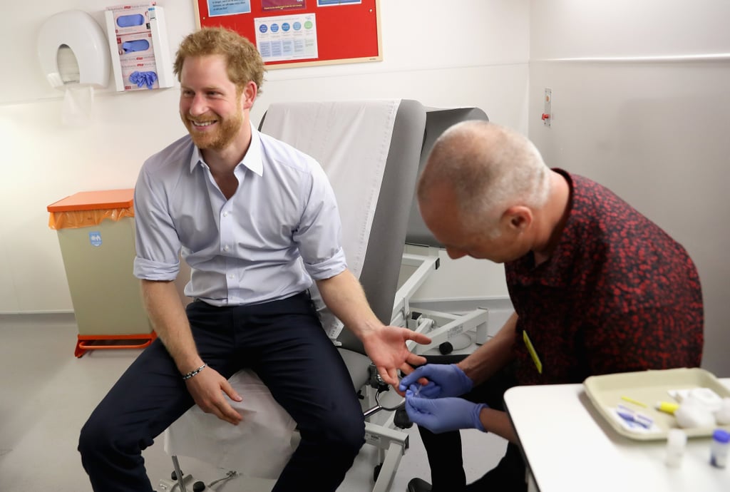 To raise awareness for the importance of getting tested for HIV and other STDs, the prince had one done himself at the Burrell Street Sexual Health Clinic in London in July.