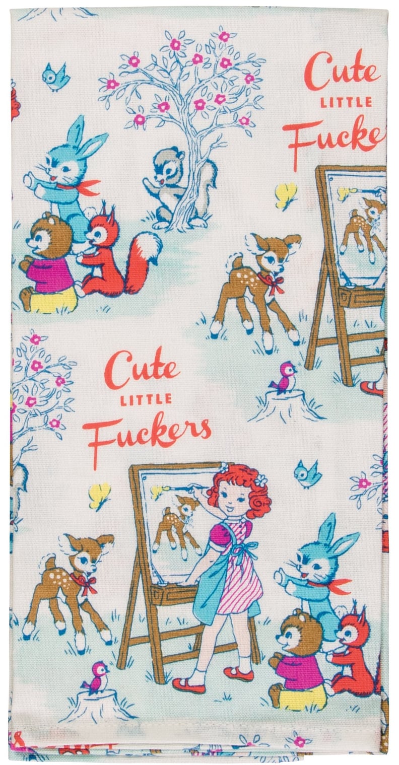 "Cute Little F*ckers" Dish Towel