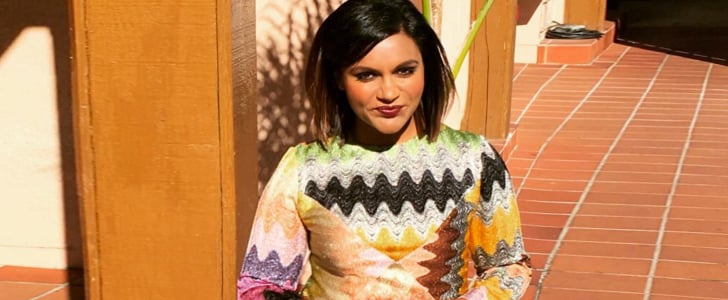 Mindy Kaling Missoni Dress on Instagram