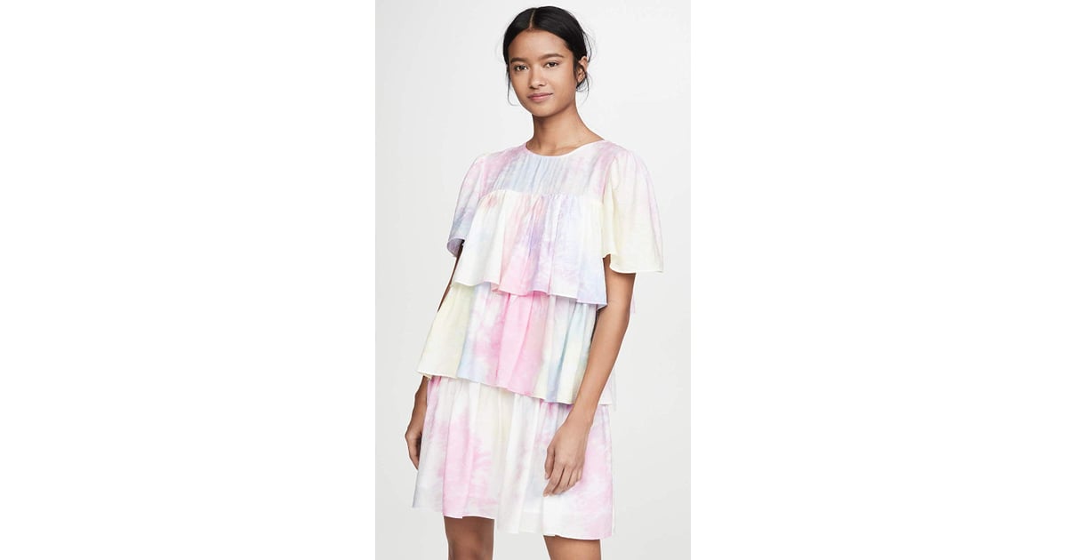 tie and dye long frocks