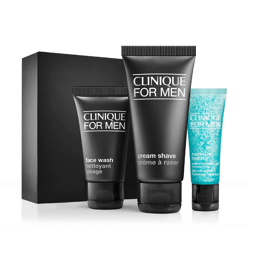 Clinique For Men Starter Kit ($14, originally $18)
Have a hard-to-shop-for guy in your life? Don't we all. You really can't beat the price of this three-piece travel set, and it gives them a chance to try it out and report back before you commit to the full-size the next time you need a gift.