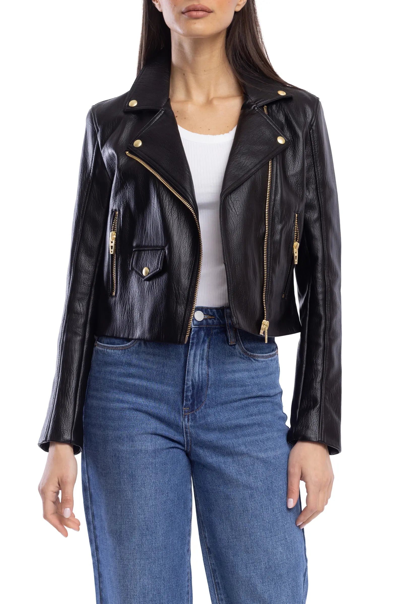 Jackets and Tops: BlankNYC Faux Leather Moto Jacket | 36 of Our Top Fashion  Picks From the Nordstrom Anniversary Sale | POPSUGAR Fashion Photo 6