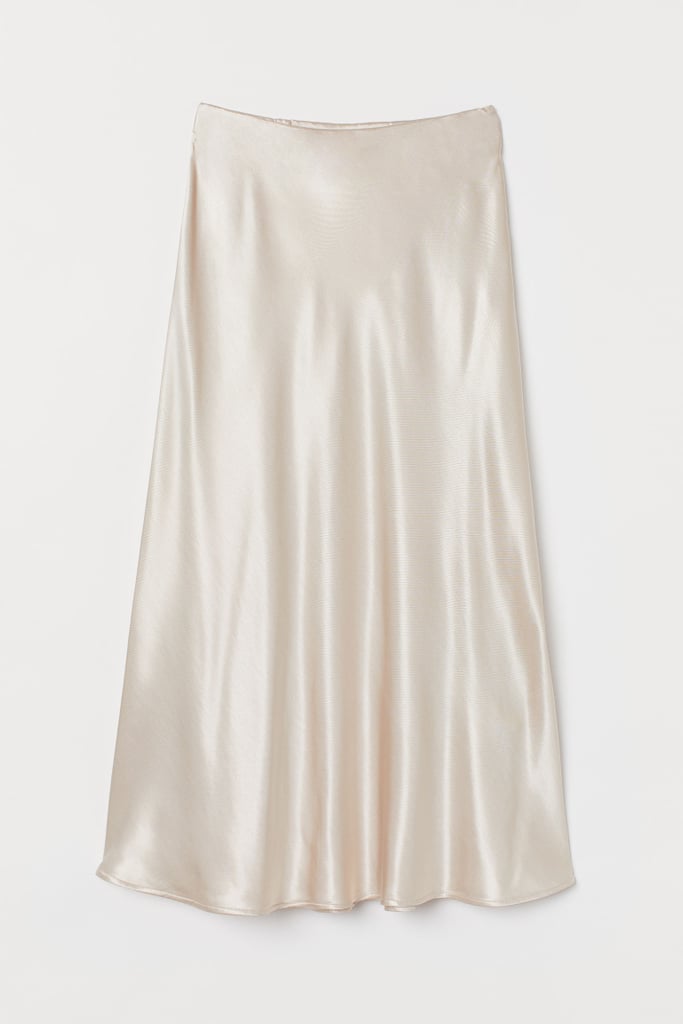 H&M Satin Skirt ($30).