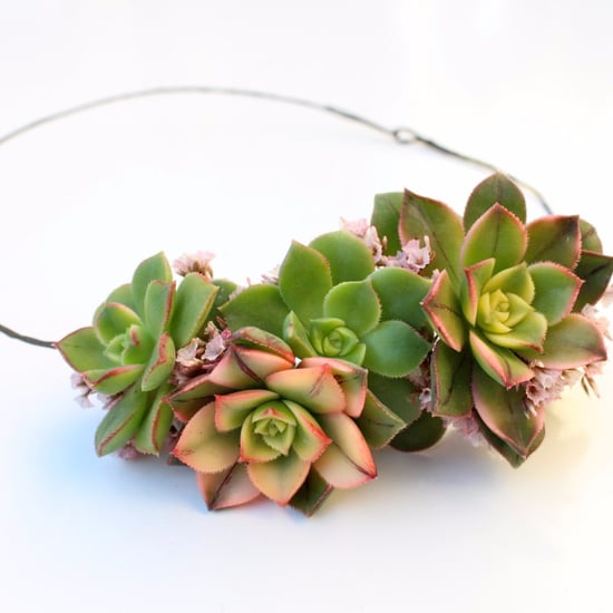 Succulent Wedding Hair Accessories From Etsy