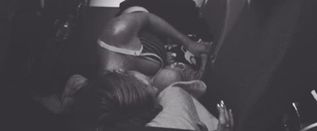 Stranger Takes Candid Photo of Mom and Baby Asleep on Plane