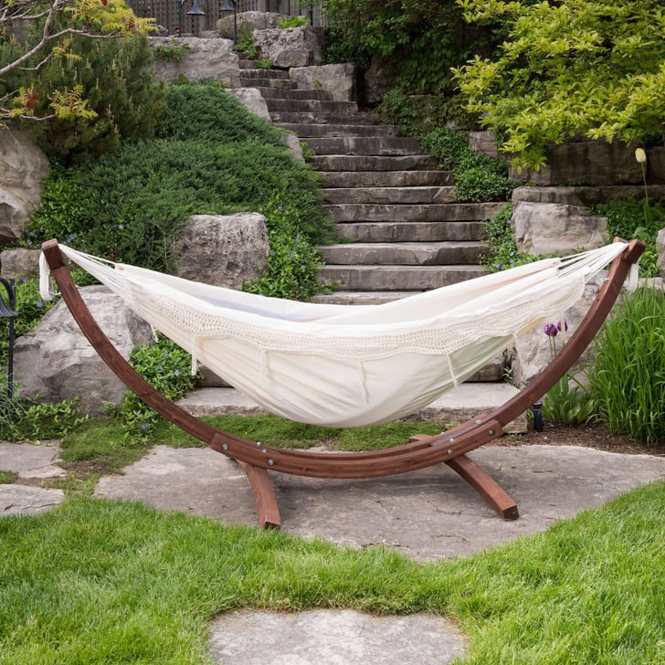 Holyoke double camping hammock with top stand