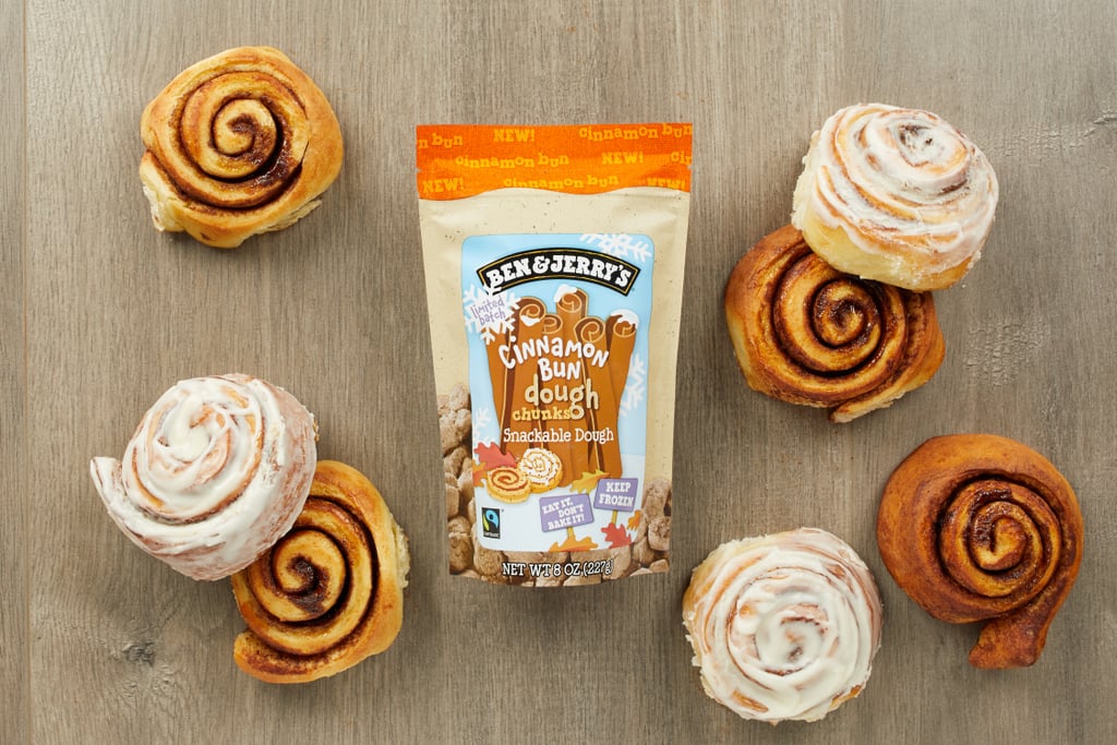 Ben & Jerry's Cinnamon Bun Dough Chunks Ben & Jerry's Has New