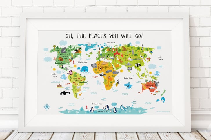 Oh, The Places You'll Go Map | Etsy Gifts For Kids | POPSUGAR Family Photo 4