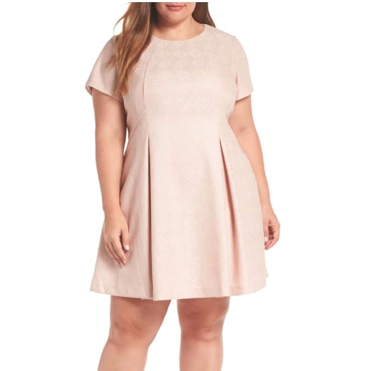 vince camuto lace fit and flare dress